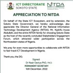 Photo by Sokoto ICT Development Agency-SICTDA (@ictsokoto)