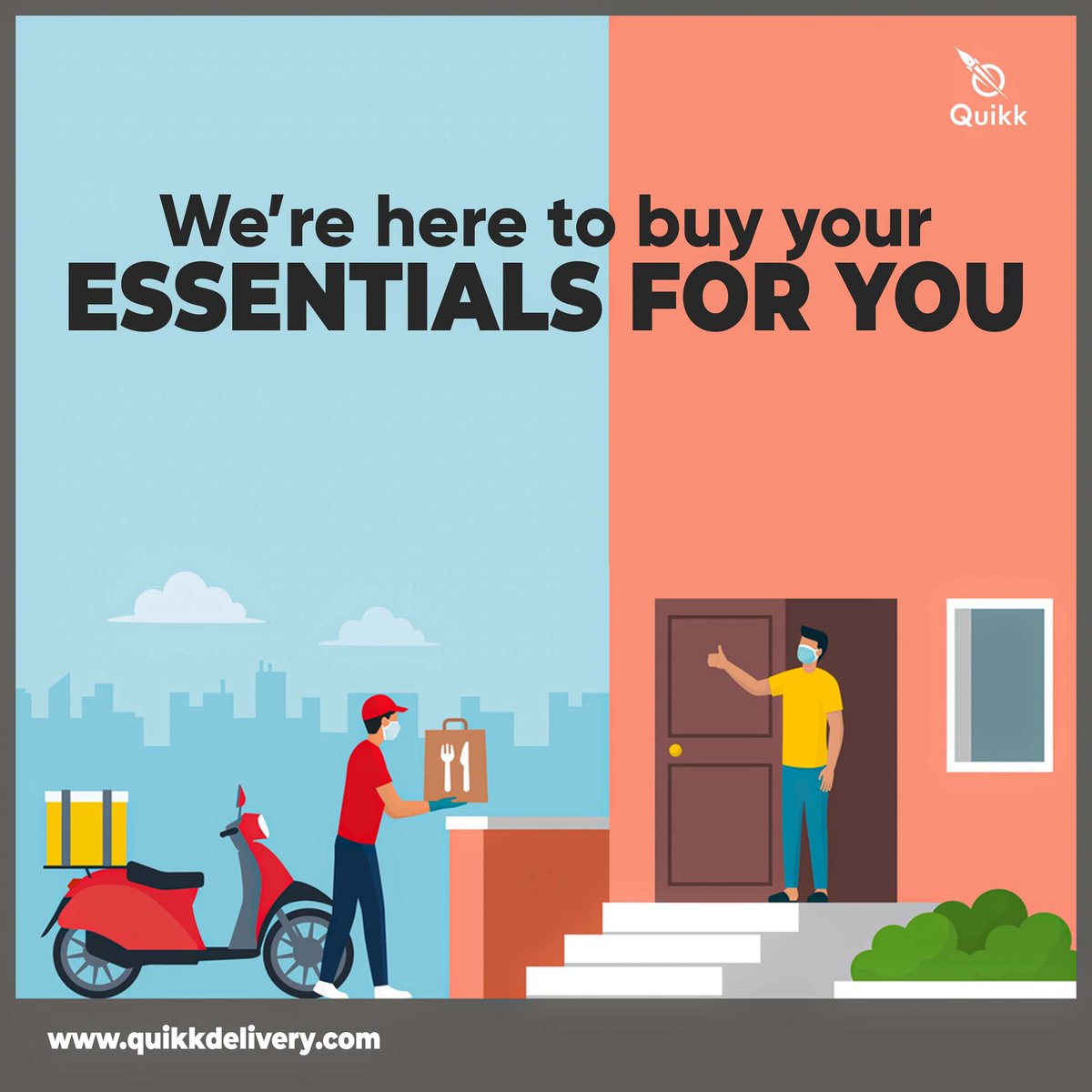 QuikkDelivery's tweet photo. QUIKK delivery service offers speedy delivery of your groceries, cosmetics supplies, baby care products, pet care items, stationery, cooking, food, etc.
#quikkdelivery | #groceryapp | #groceryshopping | #grocerystore | #grocery | #onlinegrocery |
#onlinegroceryshopping https://t.co/bDtBOXv40i