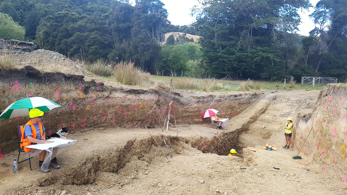 Gneiss_kitty's tweet photo. We describe the structural characterisation of the Hundalee, the neotectonics based on our fault trenching, and tectonic geomorphology of the area, then use all this to evaluate the relationship between the Hundalee and other surface-rupture faults from the Kaikōura earthquake. https://t.co/O71me6p8t8
