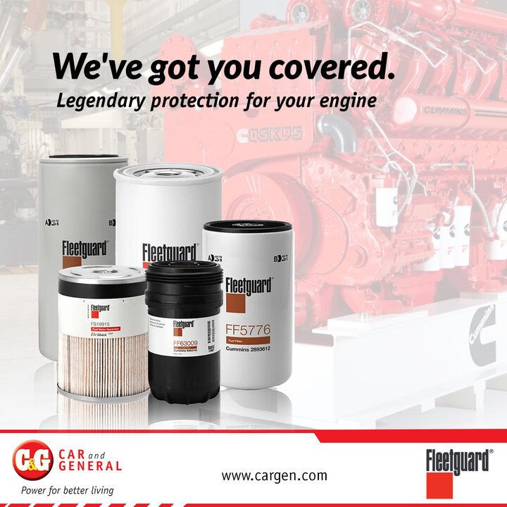 CarandGeneral's tweet image. Fleetguard: The ultimate protection for your engines! These filters are dependable, reliable, and innovatively designed to improve performance.
☎️ 0800724600

#carandgeneral #cargen #cumminsc&amp;amp;g #Cummins #Fleetguardfilters #filters #genuineparts #makingcustomerssmile