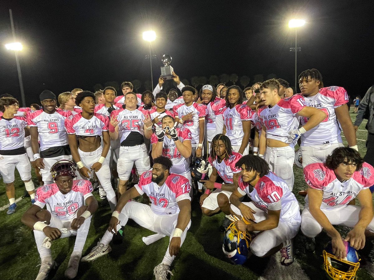 jaycee_kane's tweet photo. Great Win!!! Extremely grateful I got to end my senior career off with a bang‼️ @CC_All_Stars @VSNflorida @DeLand_FB #TeamSoldier #curecancer #Allstar https://t.co/TTmDIPlsnK