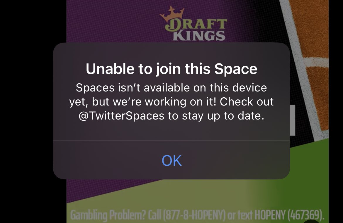 I was literally just in a space 🥲