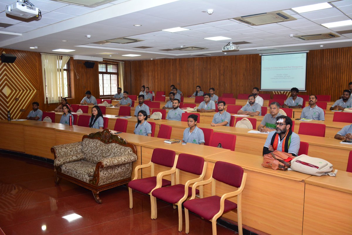 niphmindia's tweet photo. National Institute of Plant Health Management (#NIPHM), Hyderabad has just concluded the 15 day training program on "Urban Integrated Pest Management" for industry professionals
@AgriGoI https://t.co/UASddZJPn6