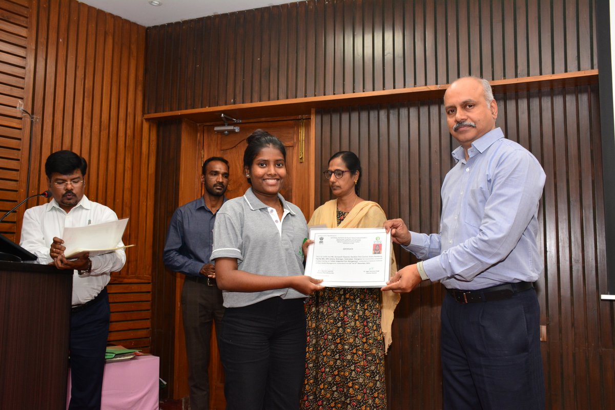 niphmindia's tweet photo. National Institute of Plant Health Management (#NIPHM), Hyderabad has just concluded the 15 day training program on "Urban Integrated Pest Management" for industry professionals
@AgriGoI https://t.co/UASddZJPn6