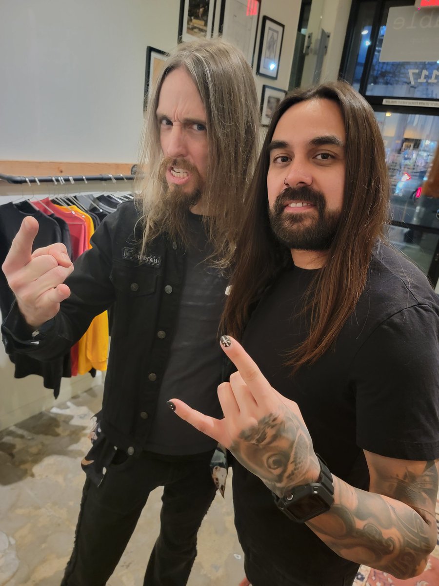 Lottery of the Trees is a go! Help us save forests- enter now to win unique guitars & @hellfestopenair passes! gotb.la/GSKP391 @lambofgod's @theartcruz dropped by our opening with a generous donation. Thanks Art! savagelands.org 📷 @HannahVerbeuren