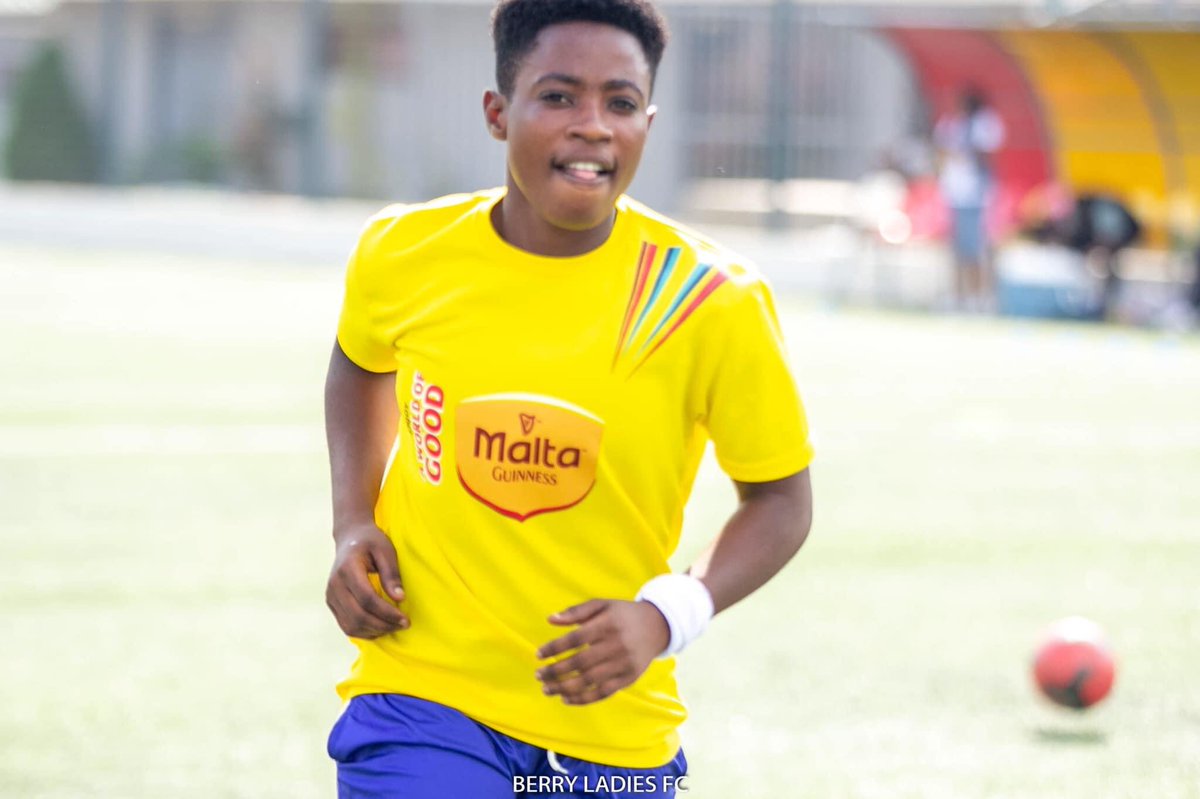 berryladiesfc's tweet photo. Maybel Amoyaw, extremely gifted footballer who does her most eye-catching work in crowded areas, combining brilliant close control and dribbling with an ability to unlock a compact defence with a piece of skill or a deft through ball.
#berryladies #shediddat #womensports #GH https://t.co/LQgD69f0fC