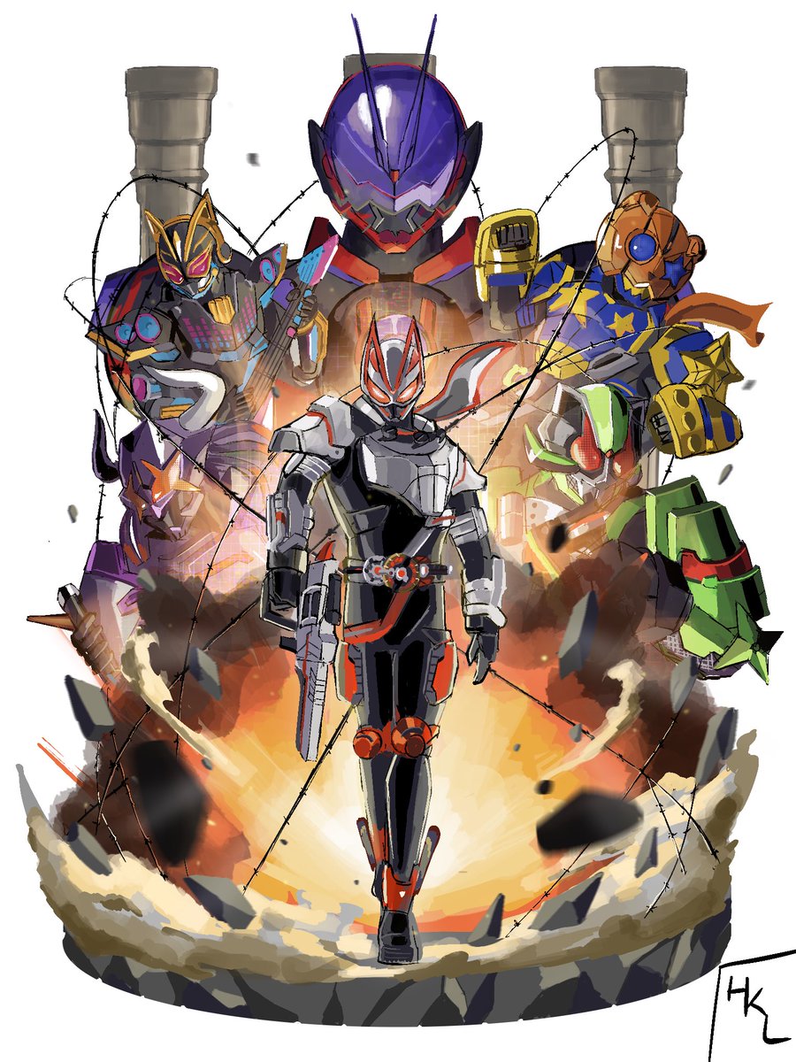 仮面ライダーギーツ 缶バッジ 吾妻道長 仮面ライダーバッファ 杢