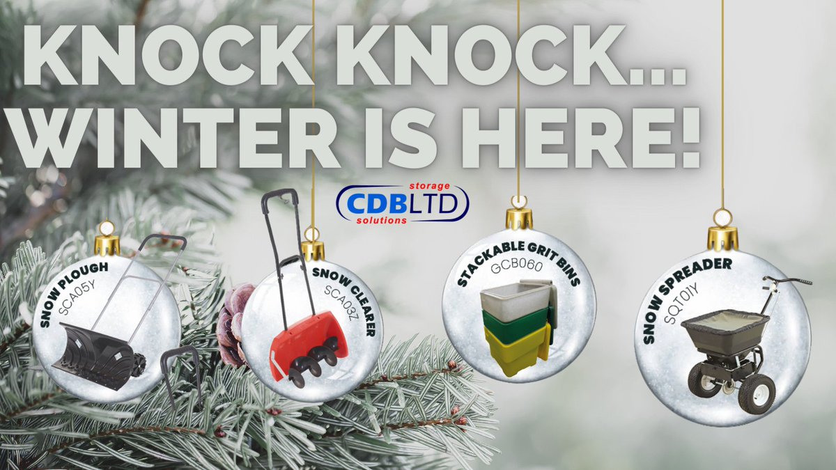 CDBLTD1's tweet photo. ❄️ FOR ALL YOUR WINTER ESSENTIALS❄️ Everything you need to keep your premises safe this year and into 2023.

Check out the full range of winter essentials ➡️ https://t.co/vlBog85Lfc https://t.co/ijwlr8rlXD