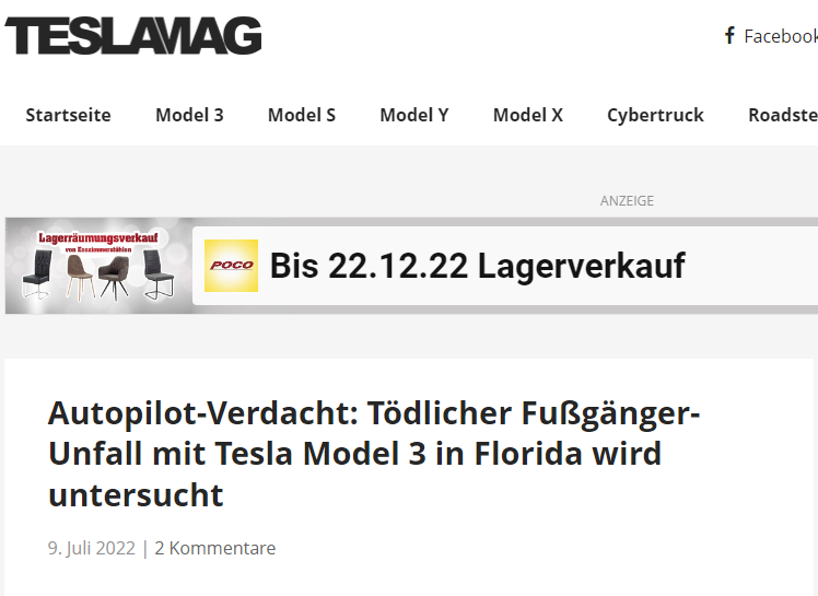 OomenBerlin's tweet photo. #Autobonus
Was bringt "autonomes Fahren" für unsere Städte?
Szenarien wie diese hier: Tesla-Fahrer unter Drogenverdacht, Autonom-Tesla überfährt Bordstein und Gehweg, Fußgänger tot.
Dargestellt wird das ganze öffentlich als "Fußgänger-Unfall".
Artikel: https://t.co/lJtA8VeHWK https://t.co/9IvNzoBfZr