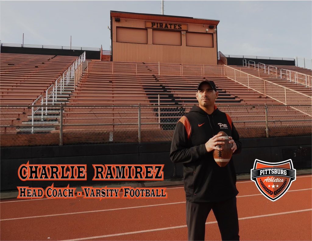 PittHSFootball's tweet photo. PITTSBURG PIRATES FOOTBALL 

 🏴‍☠️🏈🧡🖤🏈🏴‍☠️ 

  #WhosNext #PITT

 🅿️🌎 https://t.co/tpEEqW5Nv9