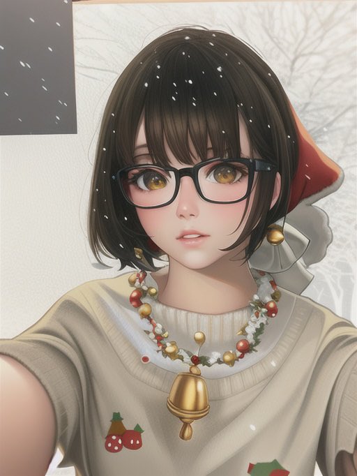 Sayaka030513's tweet photo. 自撮りをAIに入れたらすっごいかわいくなったから見て欲しい https://t.co/uIe2Ty9fTI