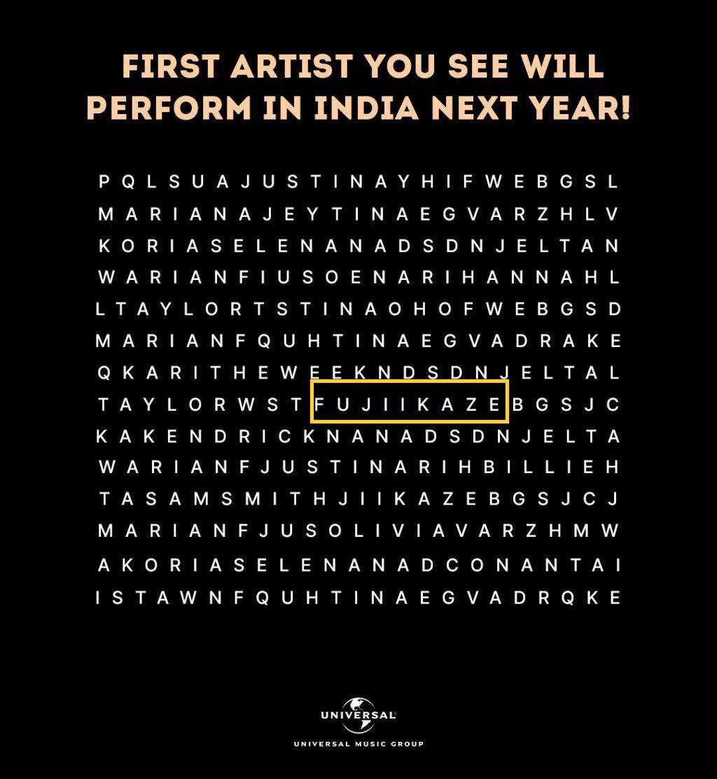 <a href="/UMusicIndia/">Universal Music India</a> FUJII KAZE🫣REALLY??