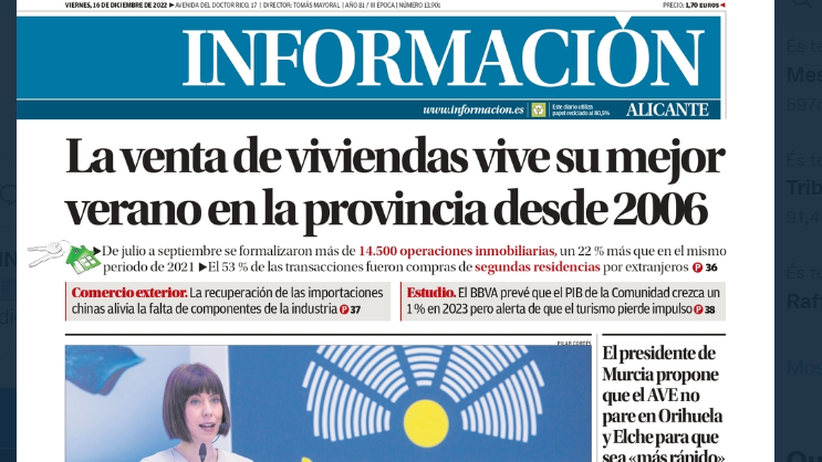 L'habitatge viu el seu "millor estiu"? Per a qui?
El 53% de totes les vendes corresponen al mercat turístic. És possible parlar de més del 65% als pobles de costa. 
Mentrestant, l'accés a l'habitatge per a les classes populars es fa impossible precisament per culpa d'eixe 53%.