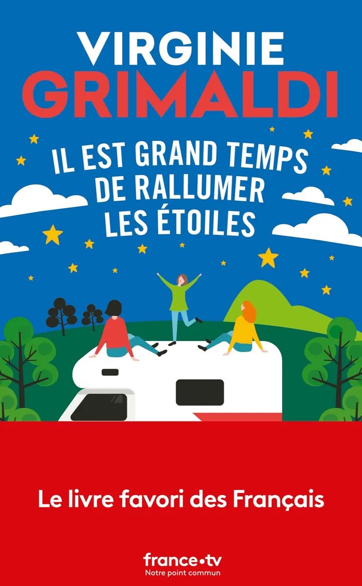 #LivreFavori « Il est grand temps de rallumer les étoiles » de Virginie Grimaldi désigné "livre favori des Français"

La romancière Virginie Grimaldi arrive en tête, devant le #manga "One Piece" et des auteurs classiques.

francetvinfo.fr/culture/livres… via <a href="/franceinfo_cult/">franceinfo culture</a>