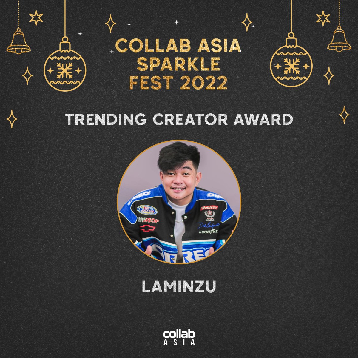 CollabPilipinas's tweet photo. Congratulations Laminzu Collab Asia's TRENDING CREATOR AWARD! ✨
Keep on hustling, we're excited for you this coming 2023! 
#CollabPhilippines #CollabAsiaSparkleFest2022 https://t.co/BKWeGFkzzh
