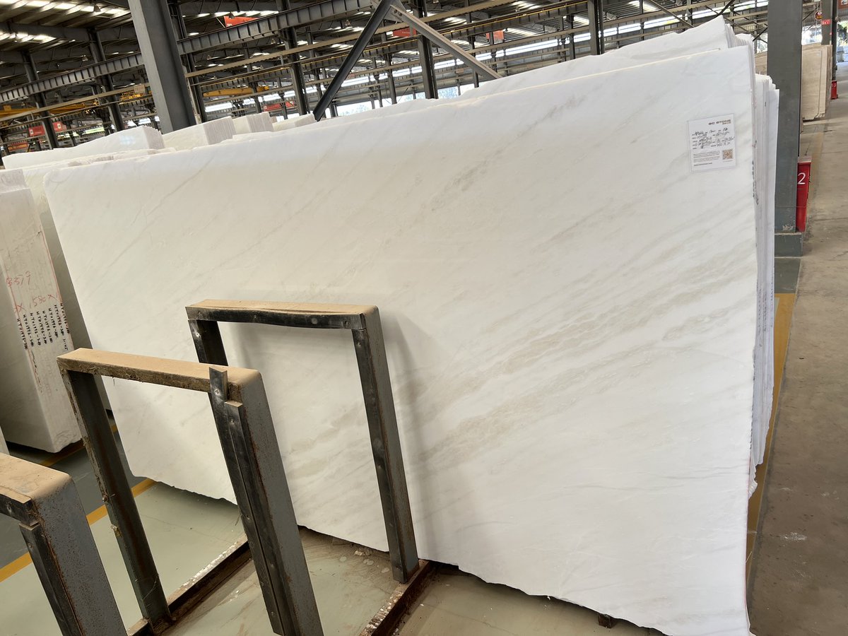 JamesHong89's tweet image. “Stone of the Year 2023”— Namib Bianco white marble from BC Stone own quarry.