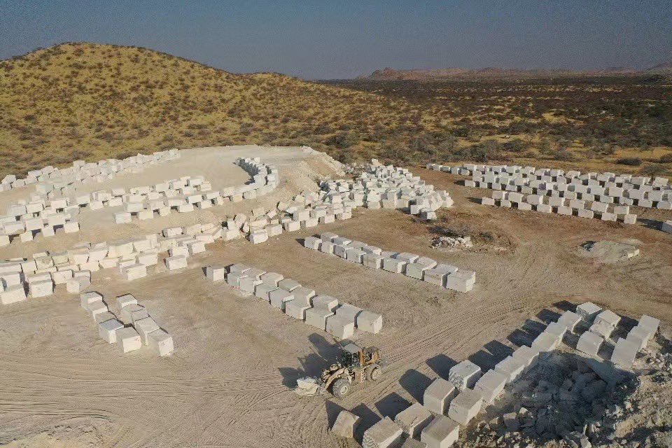 JamesHong89's tweet image. “Stone of the Year 2023”— Namib Bianco white marble from BC Stone own quarry.