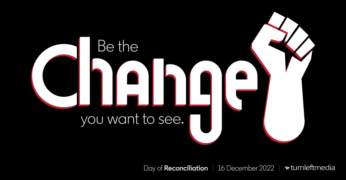 🎉 𝐇𝐚𝐩𝐩𝐲 𝐑𝐞𝐜𝐨𝐧𝐜𝐢𝐥𝐢𝐚𝐭𝐢𝐨𝐧 𝐃𝐚𝐲🎉 

What are you doing to celebrate the #DayofReconciliation?

Fact: the day has special historical significance for South Africa because it was established to help recognise and heal past divisions.
#ReconciliationDay