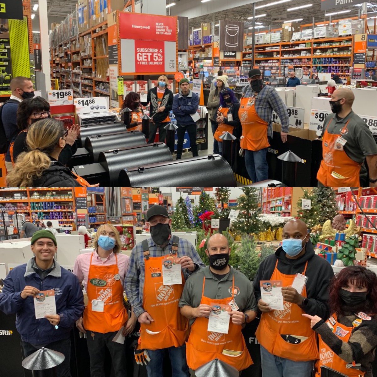 Great engagement by our DS team and our associates on our RDO walk with @GregusAdriana and @SteveWoodsHD