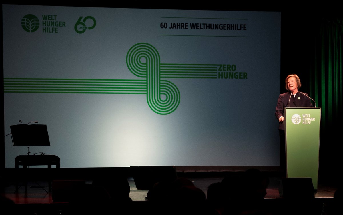 DjomedaK's tweet photo. 60 ans de notre organisation WHH: Discours de la présidente de WHH, Mme Thieme et du Président de la République Allemande notre parrain,M. Steinmeier! Deux panels de discussion: les voies pour mettre fin à la faim dans le monde et  repenser la coopération au développement https://t.co/MeJssxz5oO