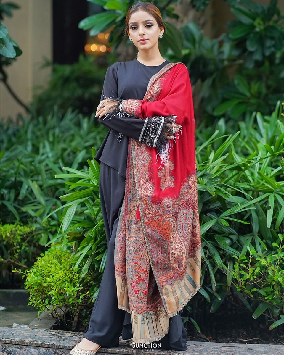 JunctionStore's tweet photo. #newcollection 
Be bold and wear Art this winter season to be warm and trendy at the same time. ❤️

Shop online at https://t.co/ckgzz17UDj
WhatsApp or DM for shopping/styling assistance. 

#shawl #winter #winterfashion #winteriscoming #winteroutfit #designer #designershawls https://t.co/5VP64xzQko