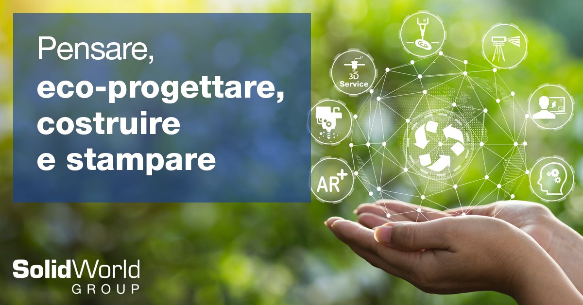 Pensare, eco-progettare, costruire e stampare bit.ly/3UZeO1t

#sostenibilità