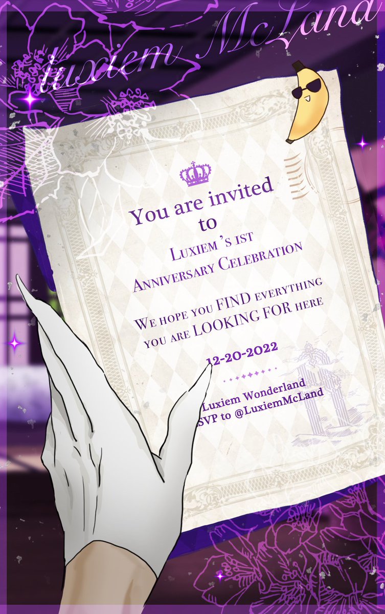 LuxiemMcLand's tweet photo. #McLand4Luxiem #ShuYamino #YaminoArt

God of Time lost a second. 
In that second, God of Creation created the Land on Dream. 
"Push this door open." 
There is a voice whispering, 
"Welcome to the Luxiem Wonderland." 

👑Luxiem 1st Anniversary 
🕰️20/12/2022 https://t.co/JDPfbPBdkT