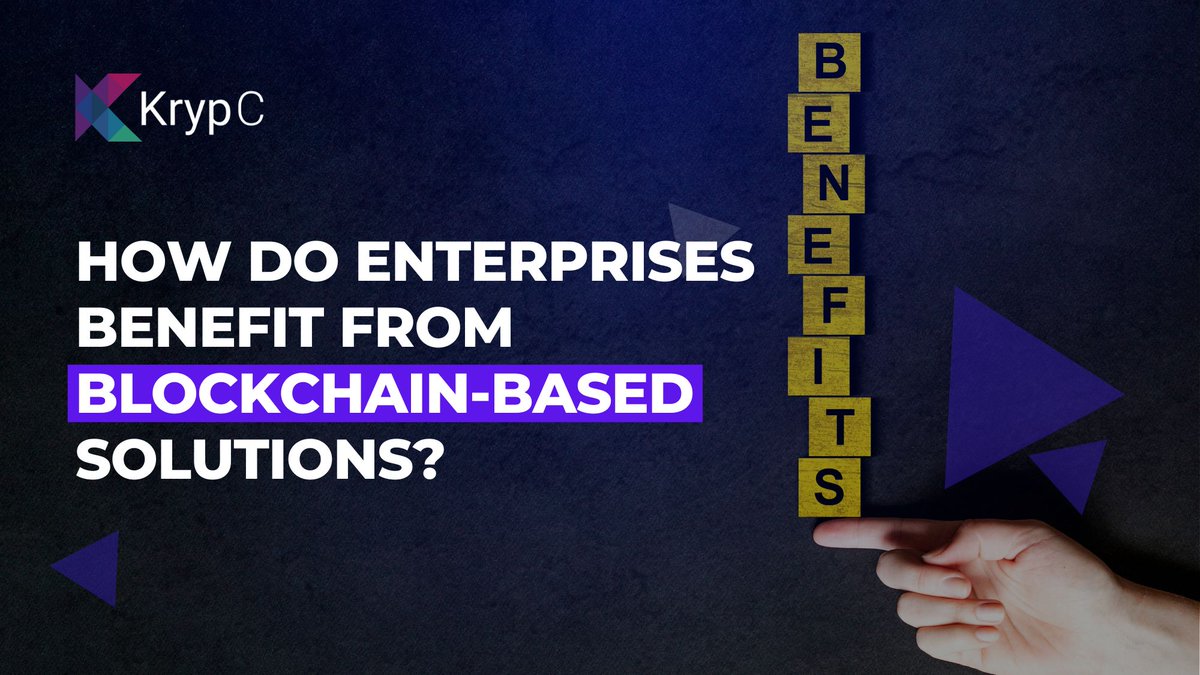 krypctalk's tweet photo. Enterprises opt for #blockchain solutions for a variety of reasons, including security, speed, transparency and efficiency.
➡️ Read our blog to develop a clearer understanding of the benefits blockchain offers: https://t.co/54Bz7xOEz4
#Web3 #KrypCoreWeb3 #blockchain https://t.co/EPisDq0Ie3