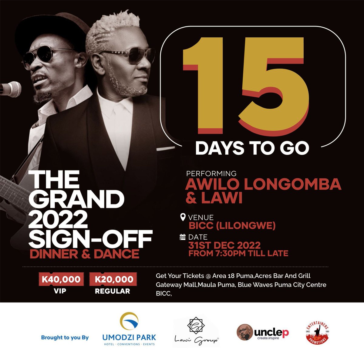 A ka one more dance in Malawi before we all switch nationalities in 2023? Go grab your tickets!