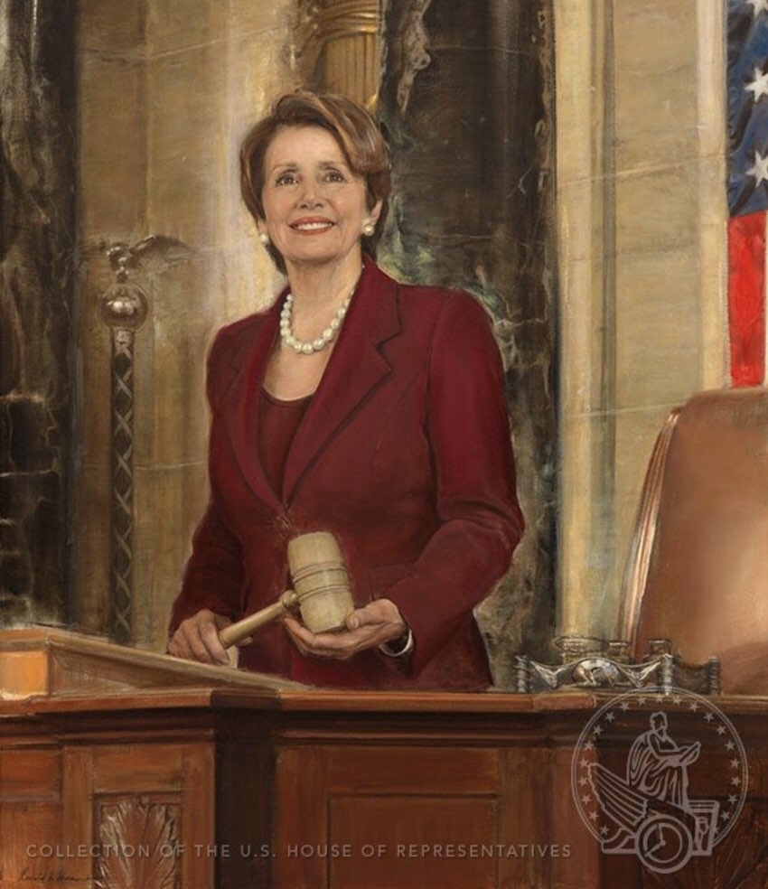 LifesHourGlass's tweet photo. Such a dope portrait of Madam Speaker @SpeakerPelosi 💪💙 #NancyPelosi #NancyPelosiInTheHouse #DemocratsToSaveAmerica https://t.co/aSAbKlopvC