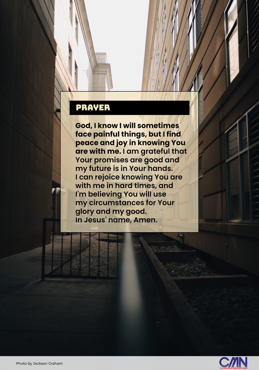 #PrayToday 
God, I know I will sometimes face painful things, but I find #peace and joy in knowing You are with me. I am grateful that Your promises are good and my future is in Your hands. 

#BlessedThursday