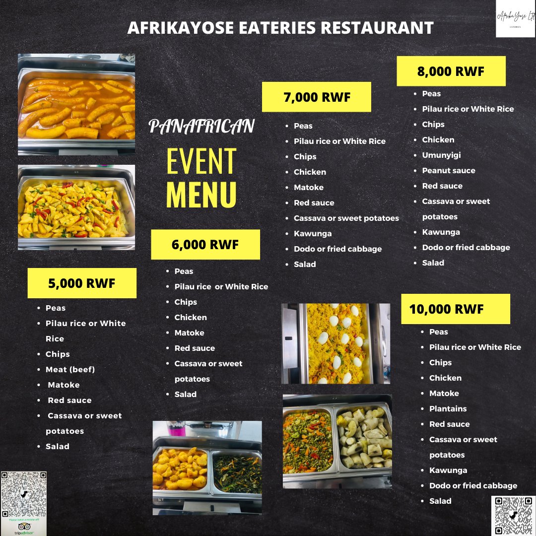 AEateries's tweet photo. Panafrican Event Menu https://t.co/iezdq9Ybno