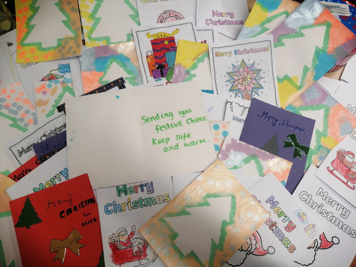 NPSmain's tweet photo. 500 cards made so far, fantastic achievement from the pupils and families. These will be distributed to the homeless tomorrow when Pupil Parliament attend the Back to Kindness event. https://t.co/VvLJgKmnbJ