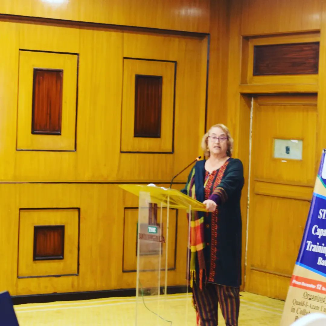 oricqau's tweet photo. STEM Teachers Capacity Building Training Workshop, Batch-III (December 12 to 16, 2022) session by Prof. Dr. Anita Weiss on The Importance of Mentoring for Undergraduate College Students https://t.co/SeNL1HaTQT