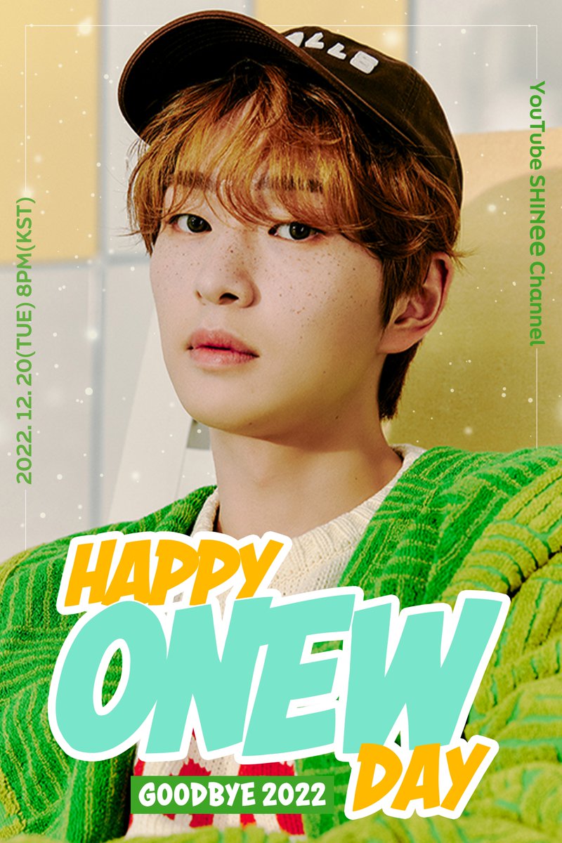 HAPPY ONEW DAY: Goodbye 2022
2022.12.20(TUE) 8PM(KST)
 
💎 youtu.be/rVK-gA8Dj0w
 
#ONEW #온유 #SHINee #샤이니