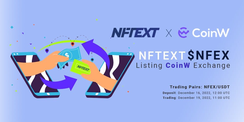 nftextglobal's tweet photo. Our NFEX is ready to trade on the next exchange.  On the way to reach the whole world!!!

#listing #nftext #coinw #trading https://t.co/Q0iOH1NUZ8