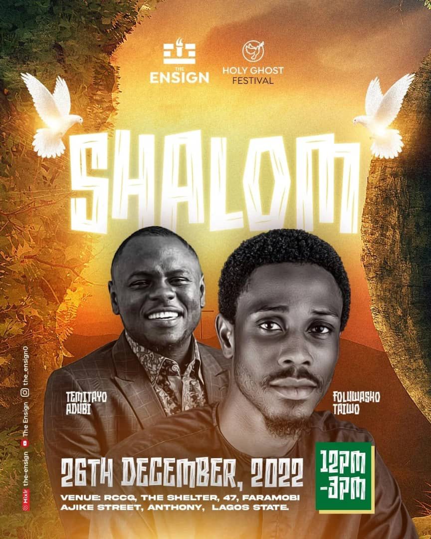 The_4thMan's tweet photo. In the spirit.... By the spirit.
This is the day of the Lord.
Mark your calendar.
#TheEnsign
#HolyGhostFestival
#Revival
#lagos https://t.co/aTDDEoAJF2