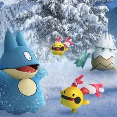 CallejerosPkbll's tweet image. #PokémonDelDía

#Chingling

Es un Pokémon muy alegre y adora las fechas festivas. Por eso en Navidad es muy común encontrarlo en estado salvaje jugando con sus amigos en la nieve.
Incluso si algún Entrenador se acerca sin intención de combatir o atraparlo, juega con él.