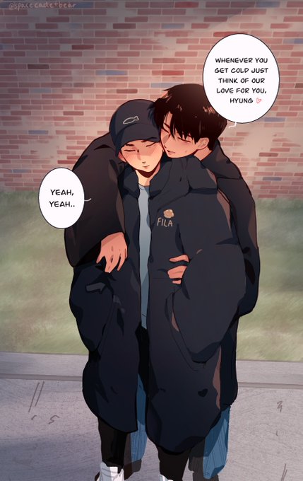 #namjin "I'm worried about Jin-hyung who doesn't like the cold" 💔 