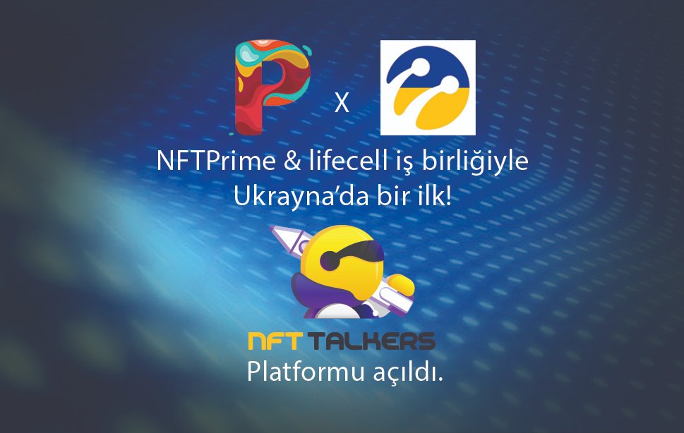 nftprimecom's tweet image. Ukrayna için bir ilk!
Türkiye’nin öncü NFT platformu NFTPrime, telekomünikasyon şirketi Lifecell iş birliğiyle Ukrayna’ya destek vermek için NFT Talkers dijital pazar yerini hayata geçirdi. 
nfttalkers.lifecell.ua