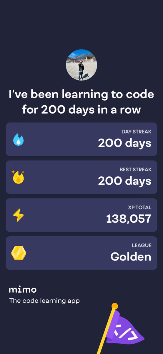 aditonchain's tweet photo. Day 200,
β¦@_100DaysOfCodeβ© #100Daysofcode β¦@getmimoβ© #getmimo https://t.co/QhlKFzsHTC