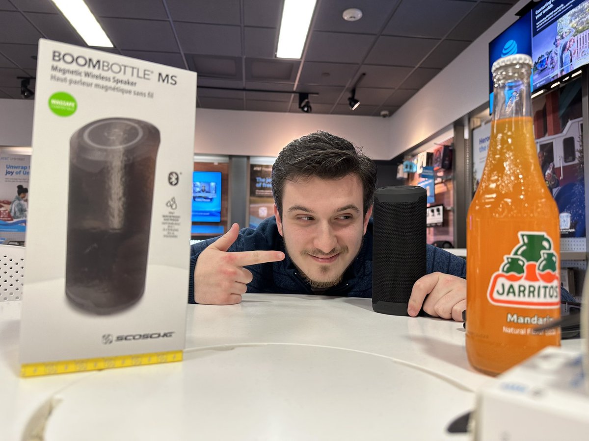 RyanCWareham's tweet photo. Cracking open some great deals with Accessory Installment Plans! Start as low as $100 in accessory value which equals to $6.25 up front and $8.33/mo 0% interest for 12 months! Best to get the bottle opening speaker! Only at @ATT ! #AccessoryAmbassador #LifeAtATT #wiNEeverything https://t.co/cfpQ2SYsny
