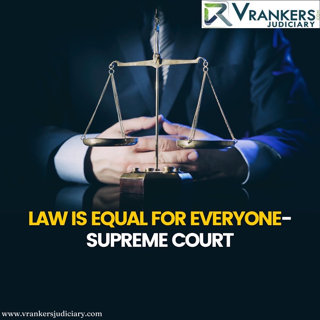VRankers's tweet photo. Law is equal for everyone. 
Do follow for more news @vrankers.judiciary 👩🏻‍⚖️
__________________________
#crpc #law #ipc #lawstudent #judiciary #advocate #lawyer #highcourt #indianlawupdates #indianlaw #legal #indianjudiciary #nlu #cpc #llb #judiciaryexams https://t.co/nQRutMSKNt
