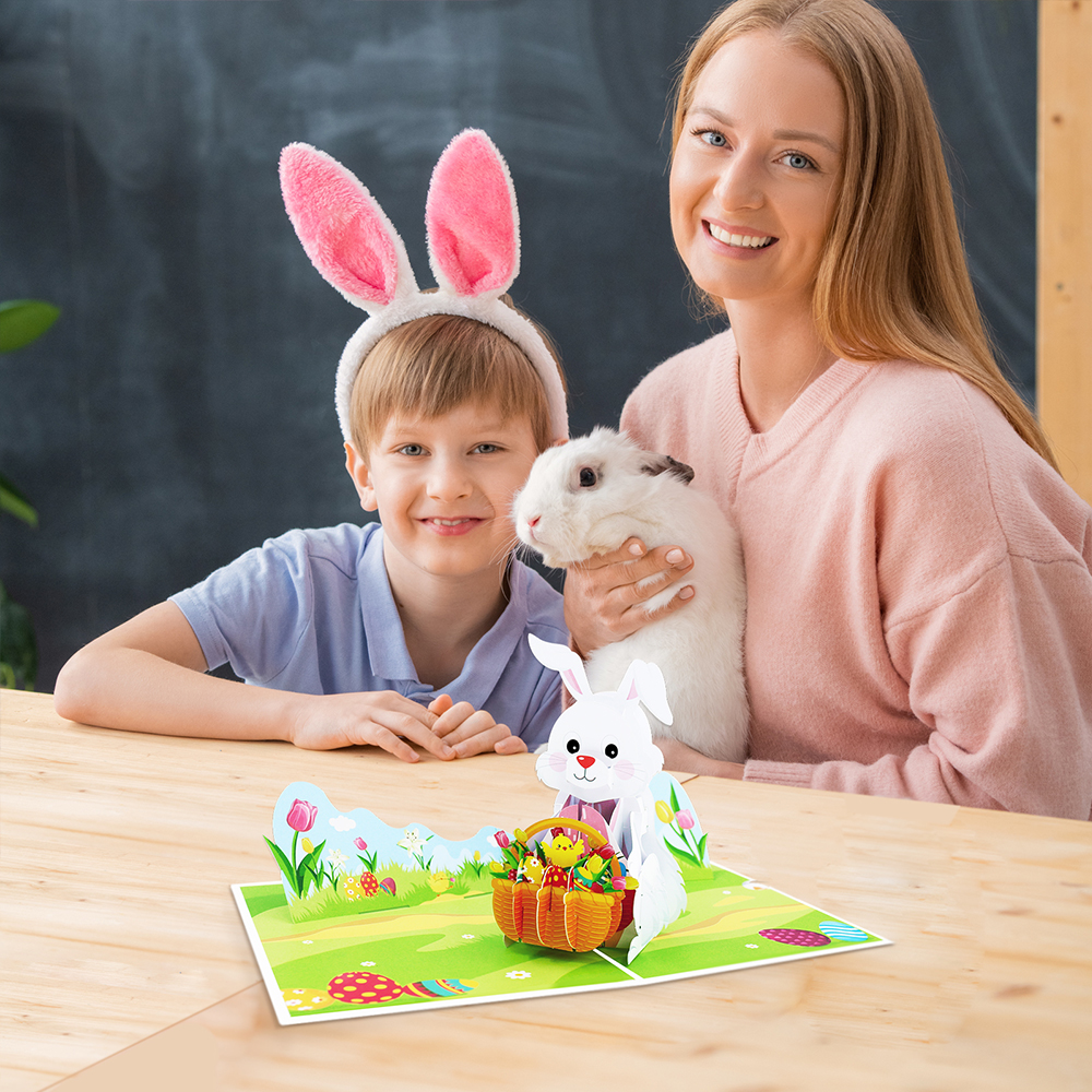 Giftgoloffical's tweet photo. It is a perfect choice to convey your Easter blessings to loved ones.🥰
#homedecor #papercutting #giftgol #handmade #popupcards  #eastergifts #easter #rabbit #happyeaster https://t.co/VBvrNQimgN