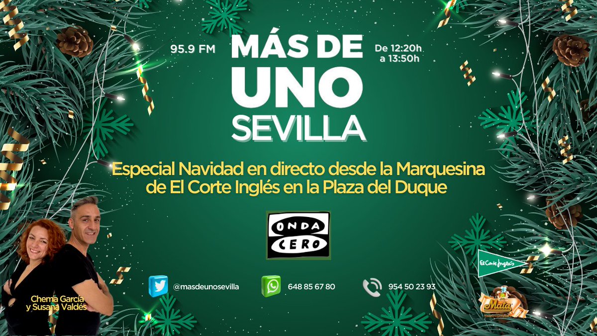 Más de Uno Sevilla tweet media