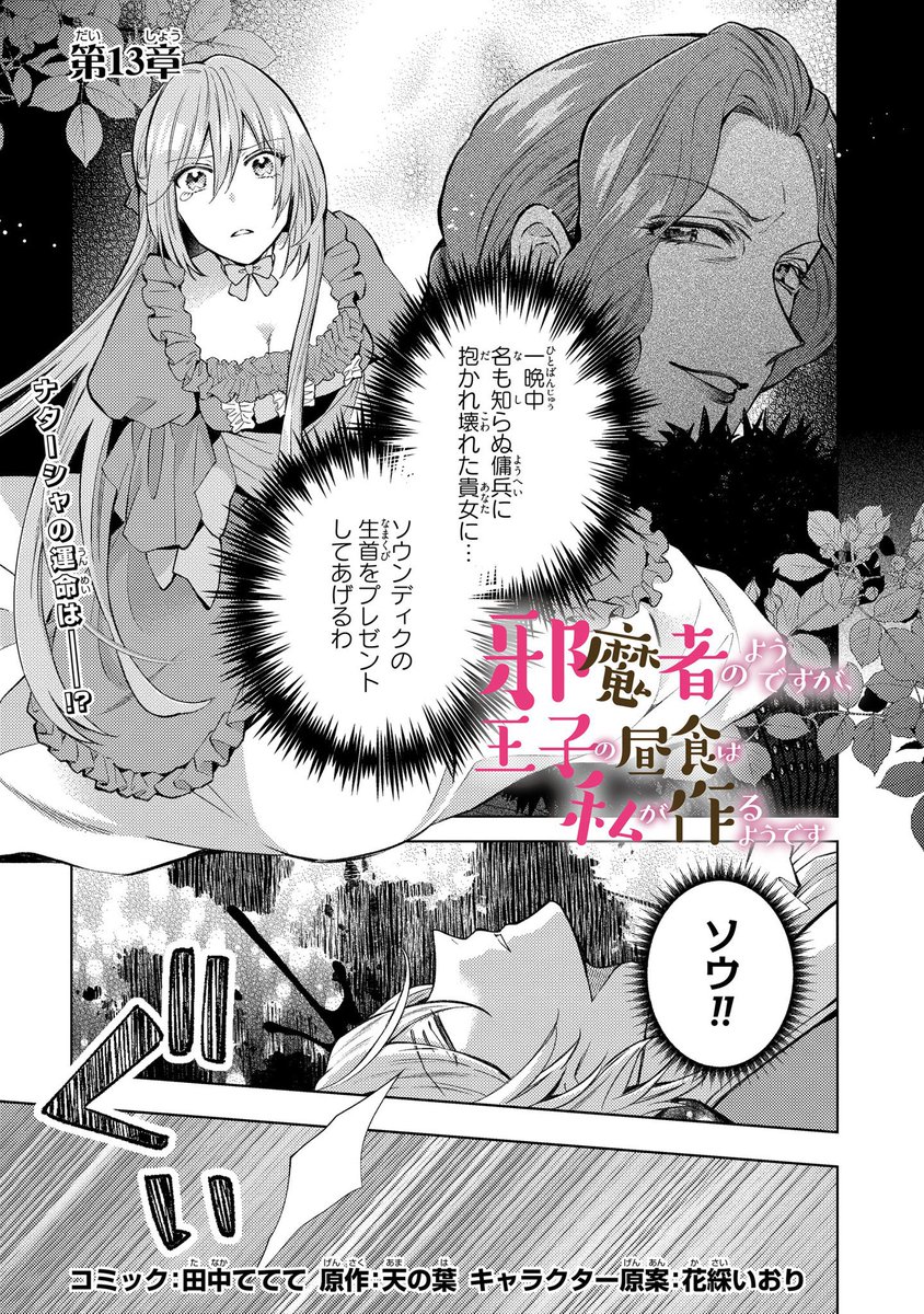 邪魔者のようですが、王子の昼食は私が作るようです』最新13話が更新