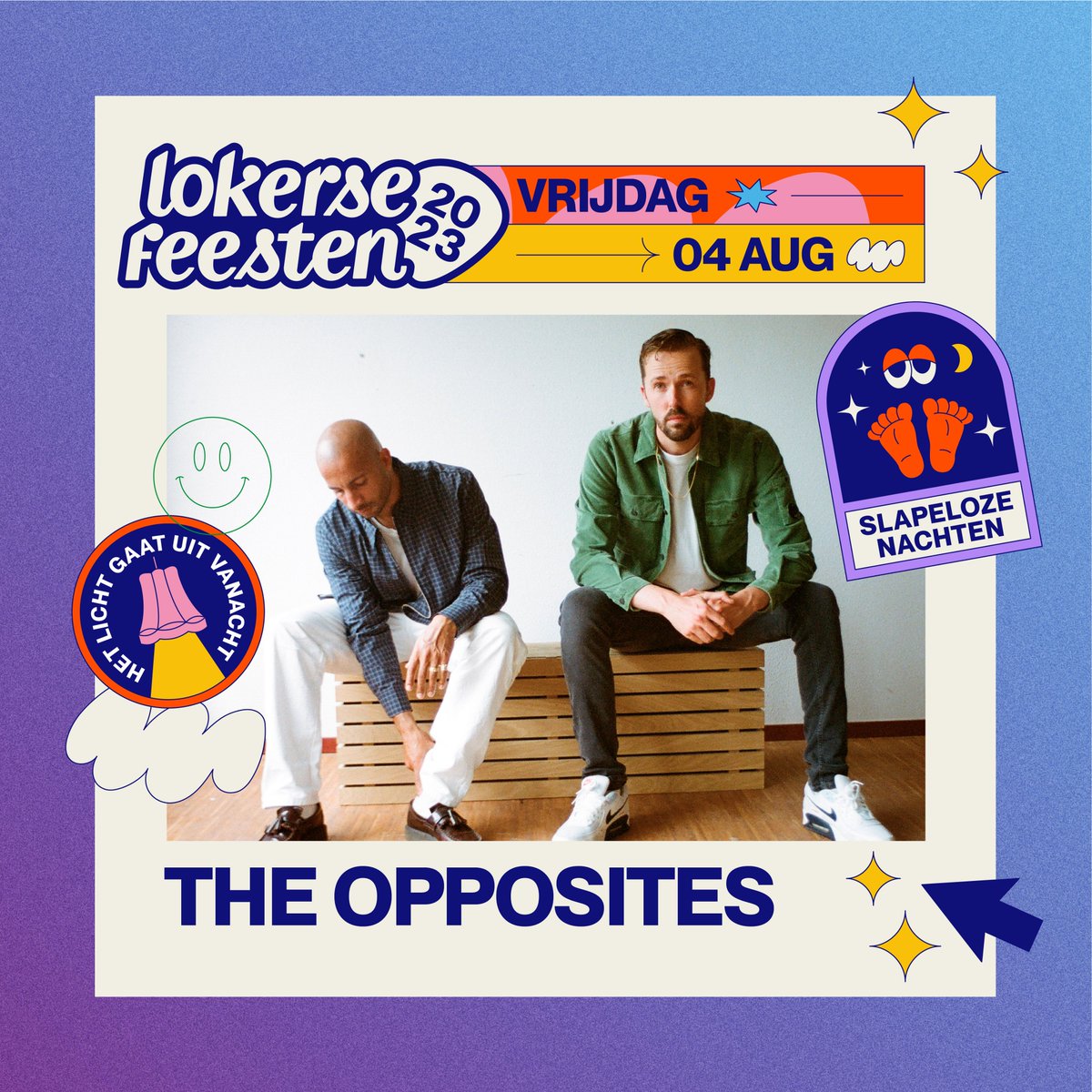 LokerseFeesten's tweet photo. 🧡 Oranje boven! Helaas voor onze Noorderburen niet meer op het WK voetbal, maar op 4 augustus krijgen ze een herkansing met @goldbandnl  en @TheOppositesNL ! 🧡

De voorverkoop voor deze dag start op zaterdag 17 december om 10u via https://t.co/Ewec1c3QAJ. https://t.co/VMpabkAjsu