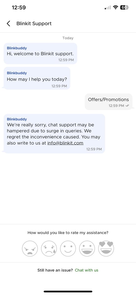 Ishaan__007's tweet photo. @blinkitcares my account has glitches fix this weird app no chat is opening always shows chat hampered wtf!!?
Why you are running company if you don’t have customers executive. My no.- 9986365587 
#banblinkit #fakeblinkit #deleteblinkit
I’m sharing the images as well https://t.co/eLFAnK5EWq
