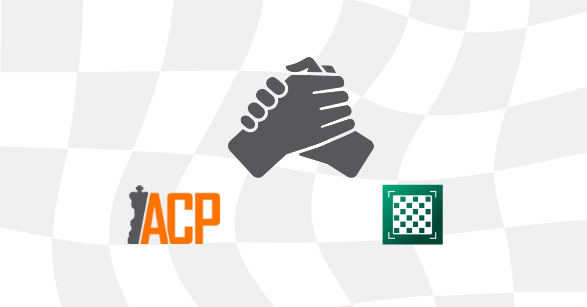 ChessifyMe's tweet photo. Chessify has started a cooperation with the Association of Chess Professionals (ACP), which is a not-profit organization with the purpose of protecting chess professionals’ rights and promoting chess worldwide.

We're happy to provide benefits to @ACP_Chess members. https://t.co/KU7eXt7IeL