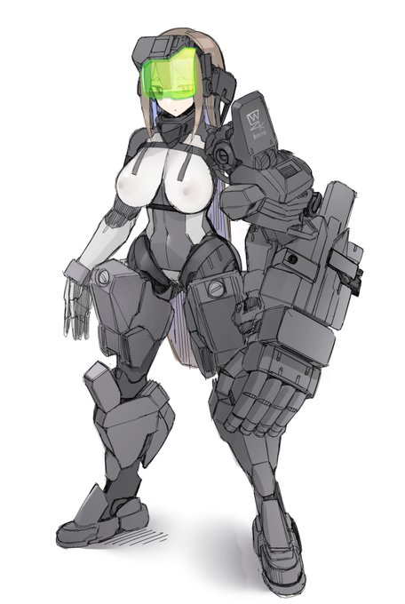 筆慣らし 手癖 メックガール 